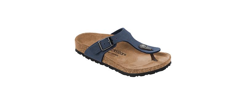 Birkenstock Birkibuc Regular Gizeh Børn Mørkeblå | DK 152JPQ